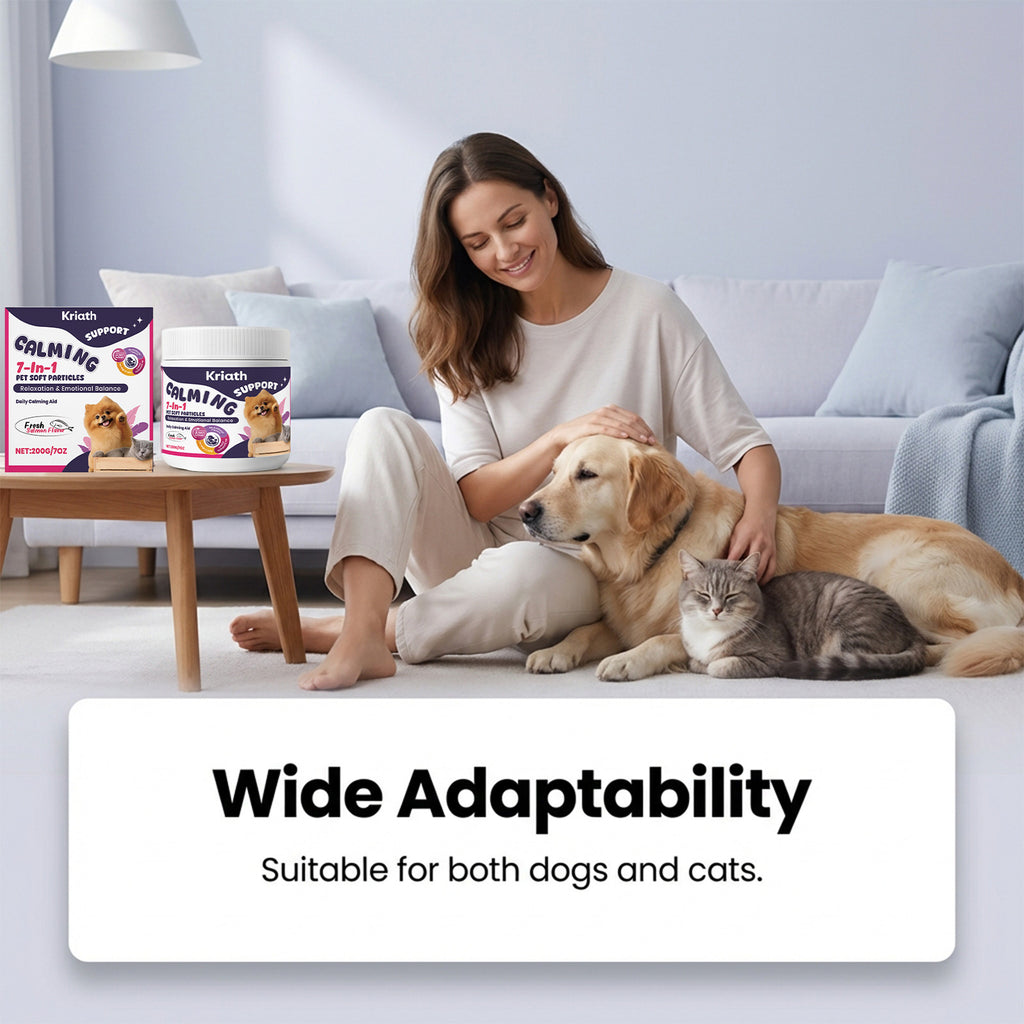 Calmer les particules douces de support pour animaux de compagnie