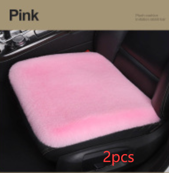 Siège auto En peluche d'hiver Coussin carré monoplace