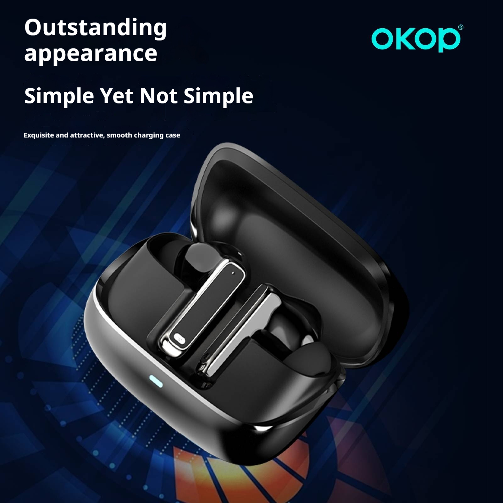 KP-218 Bruit sans fil Annulation dans l'oreille Sport Bluetooth Modèle avec batterie longue Li