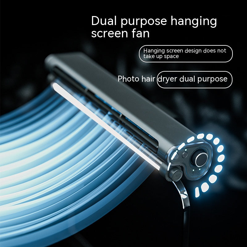 Ventilateur sans lame lampe d'éclairage ordinateur portable Clip écran suspendu ventilateur