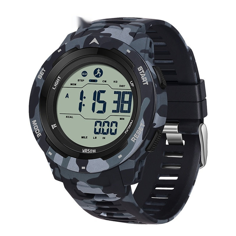 Sanda Calories Imperméable Multifonctionnel Shockproof Smart Homme et Femmes Montre