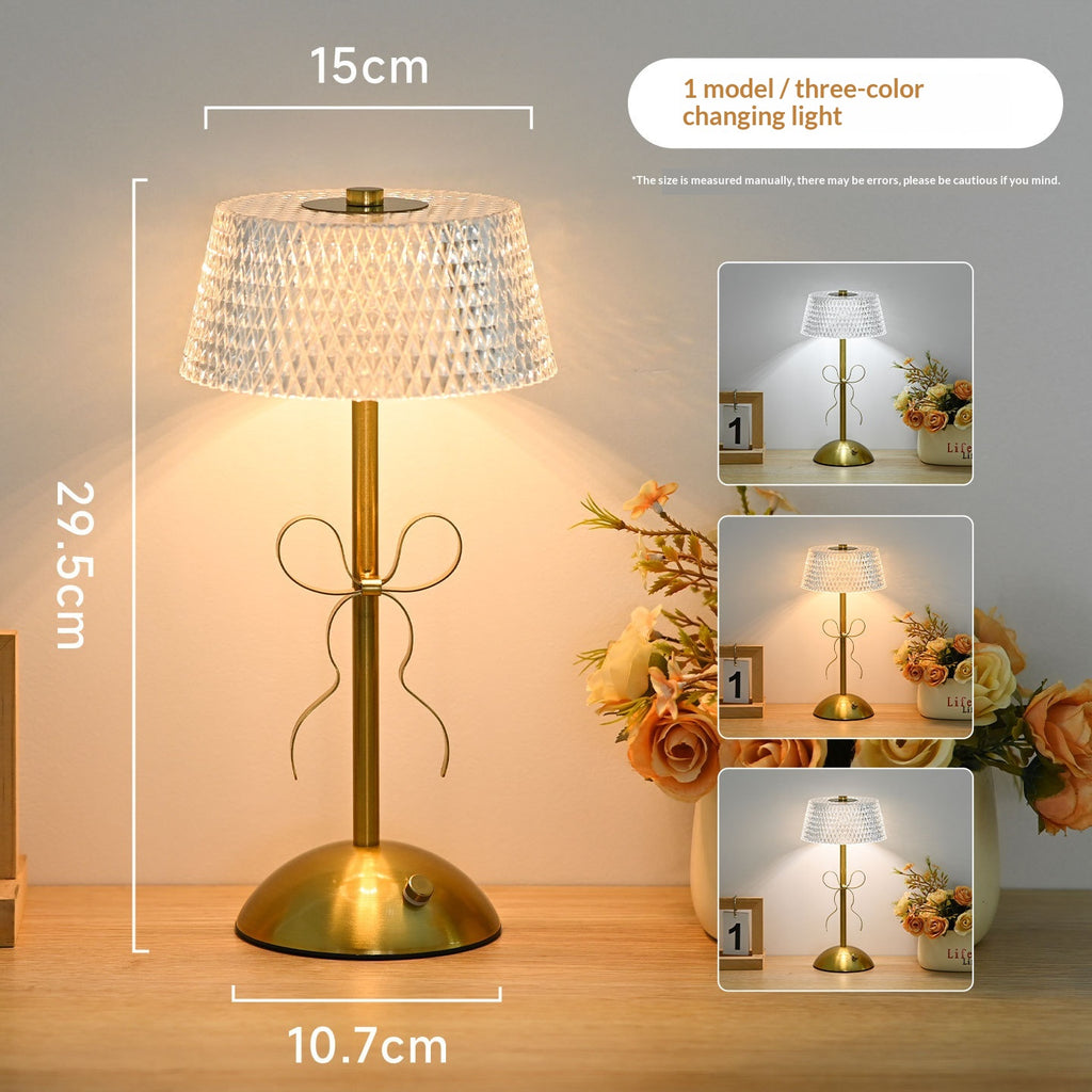 Lampe de charge d'atmosphère de bureau Bow-Tie
