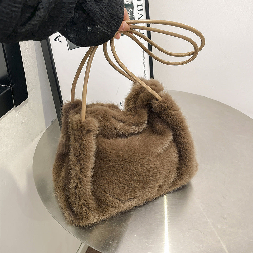 Sac en peluche Milan Mink pour l'automne Et l'hiver