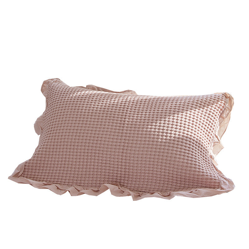 Coussin en une seule pièce à tisser à la gaufre