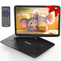 Lecteur DVD portable 17.9" écran pivotant HD 15.6" 6 heures 5000mAh batterie rechargeable Remo