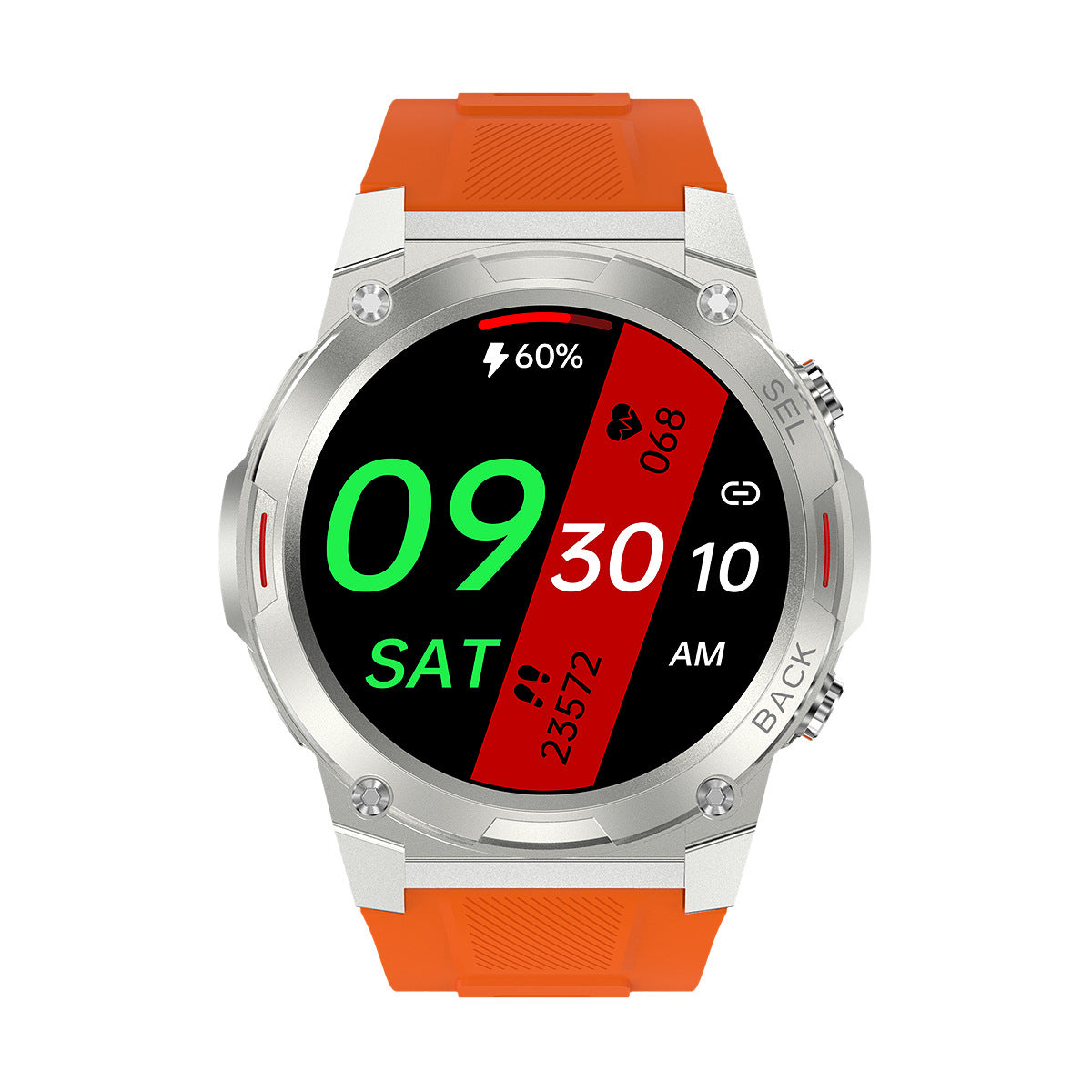 Anti-chute 143 pouces écran IP68 étanche NFC Smart Watch
