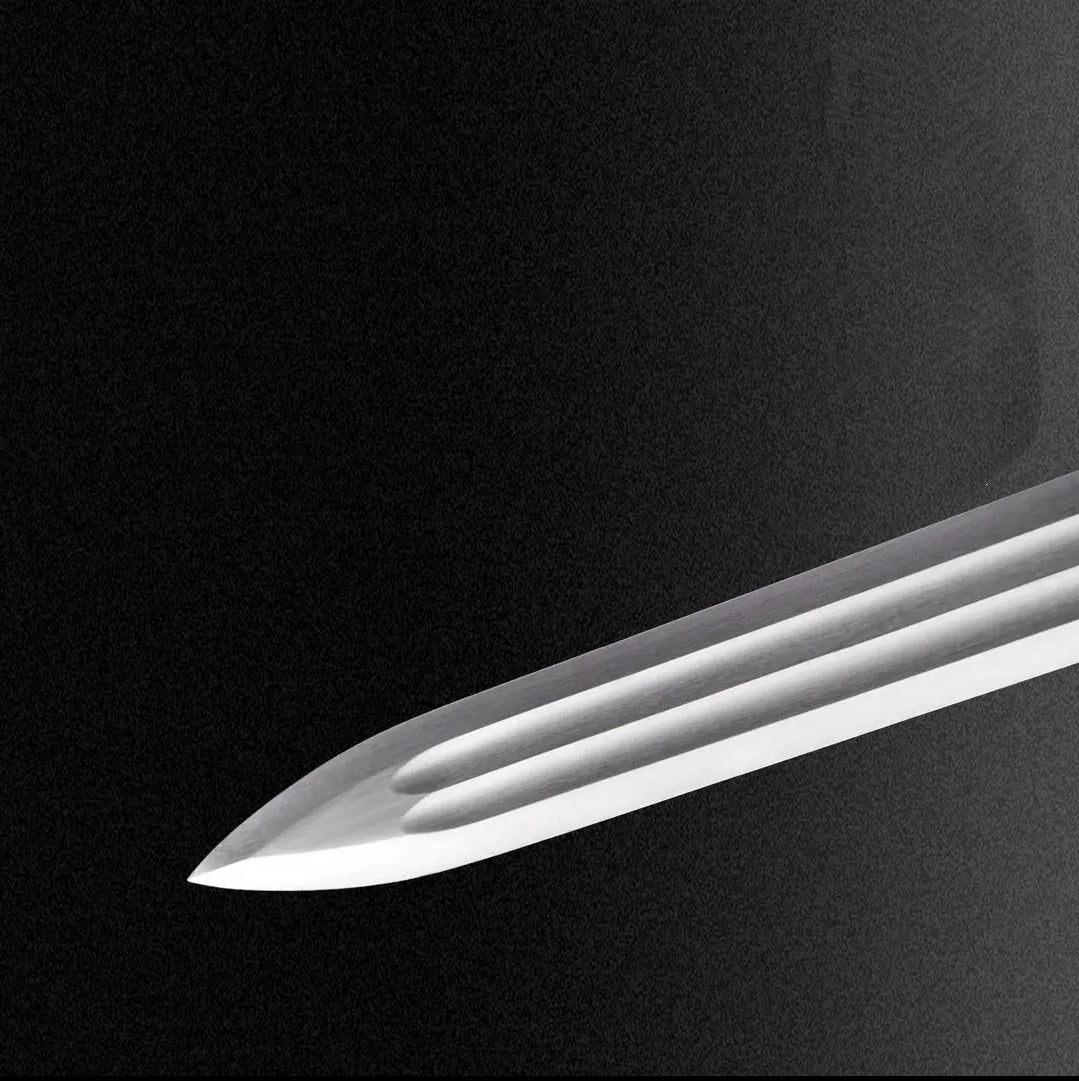 HanwangIntegral Sword Haute Acier Manganèse Autodéfense Arme à froid Collection-Grade Unsha