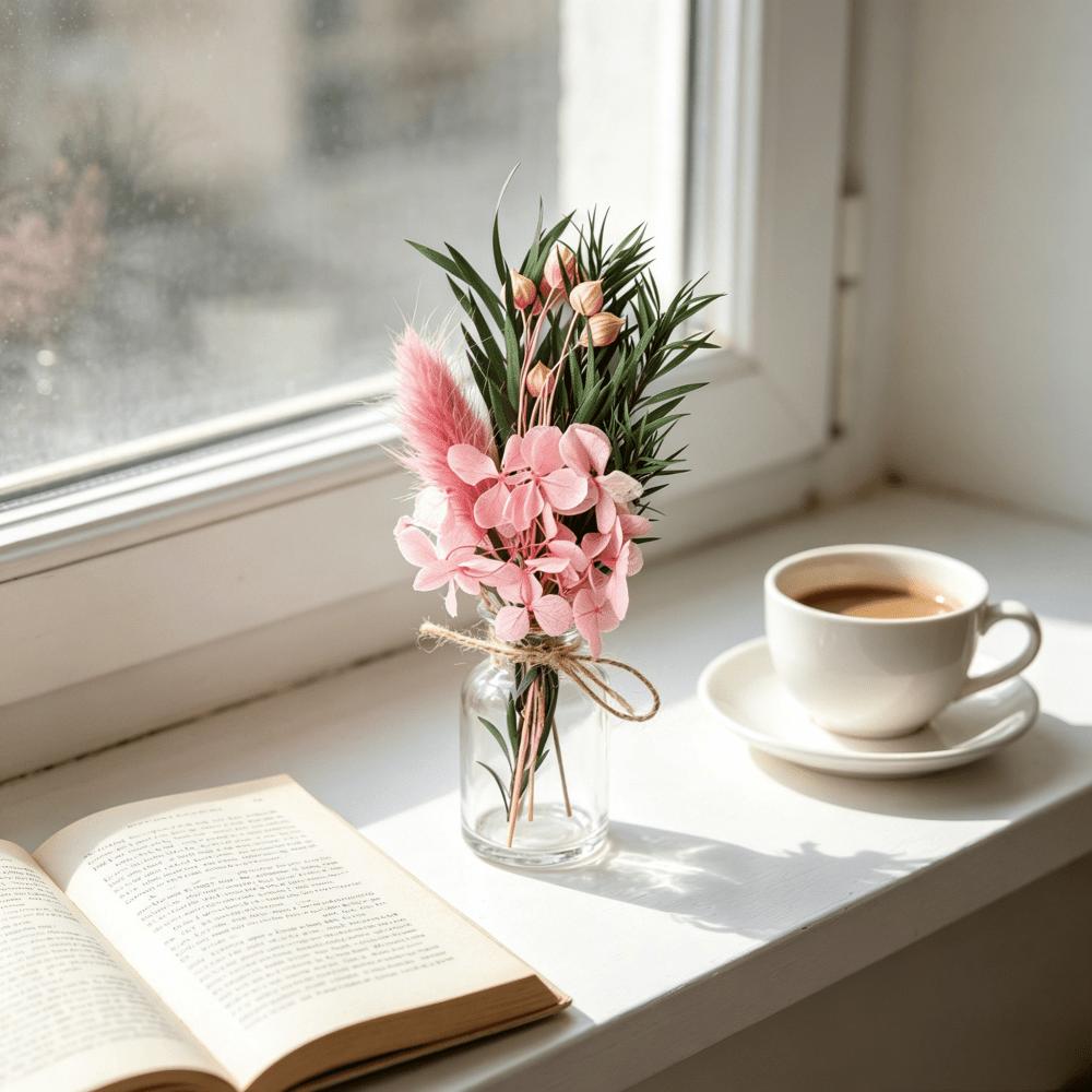 6 Mini Bouquets de fleurs séchées