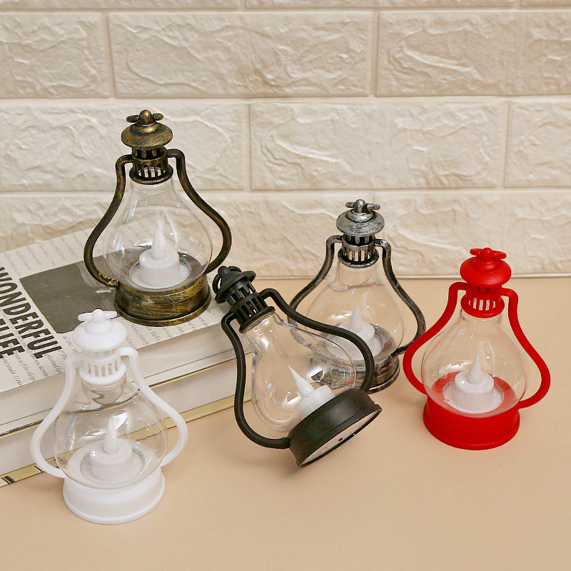 Led bougie électronique pour enfants lampe de nuit portable rétro Script tuant Kerosene lampe P