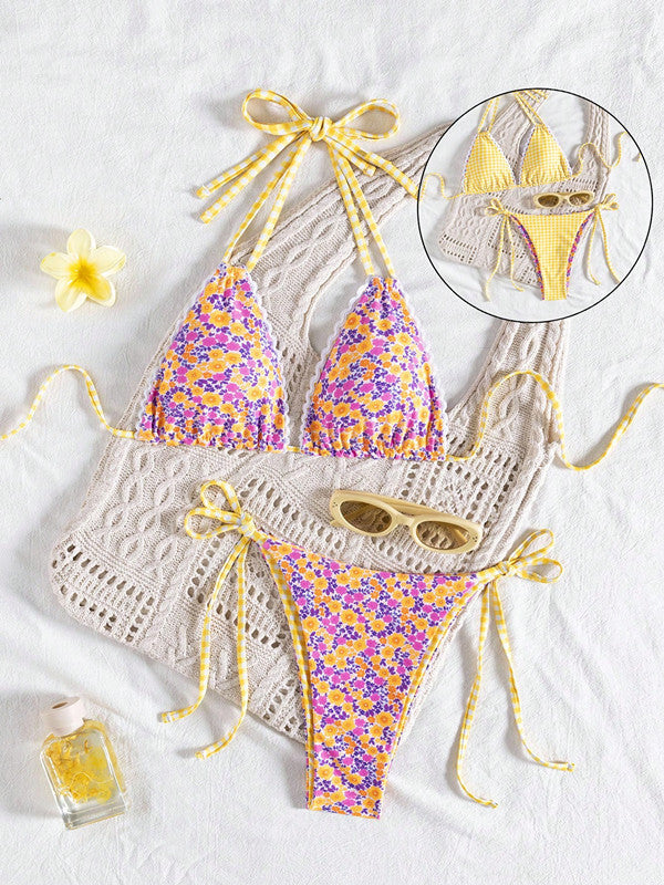Ensemble de maillots de bain deux pièces pour femmes Bikini
