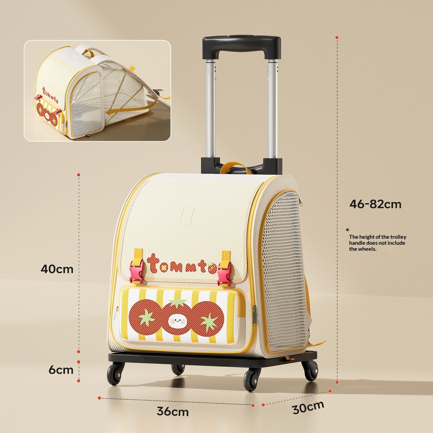 Sac à dos pour animaux de compagnie Portable extérieur Grande capacité