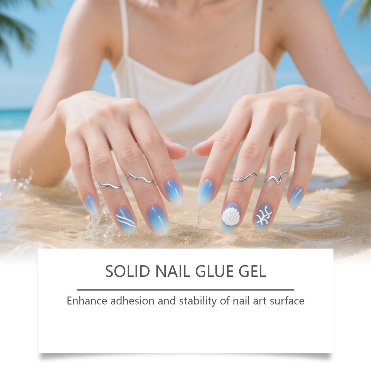 Gel de colle d'ongle solide
