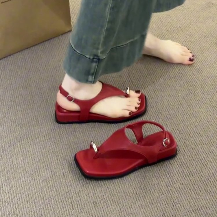 Sandales romaines vintage française d'été