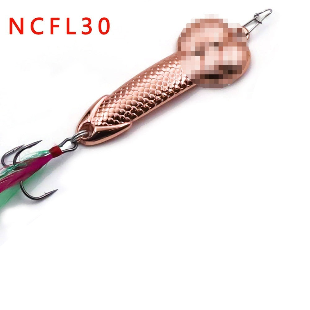 Métal JJ paille Lure Bait Rose Or et pistolet noir