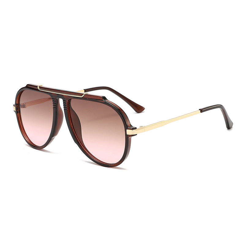 3654 Métal Double-Bridge Aviator Lunettes de soleil Commerce électronique Commerce extérieur Amazon Mode Uv400
