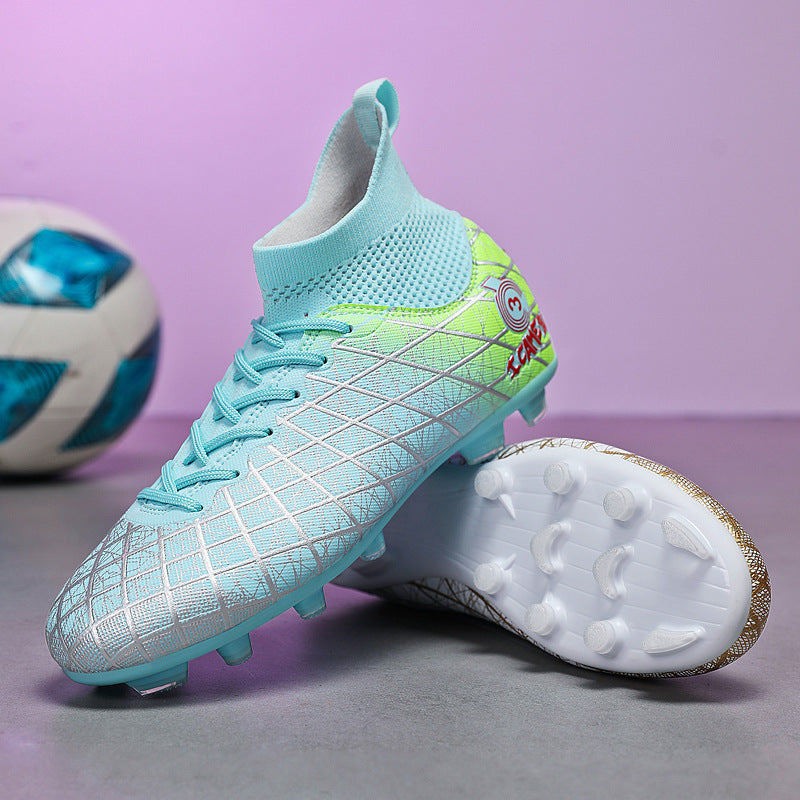 Chaussures de soccer longues et courtes Spikes Adultes Course Chaussures