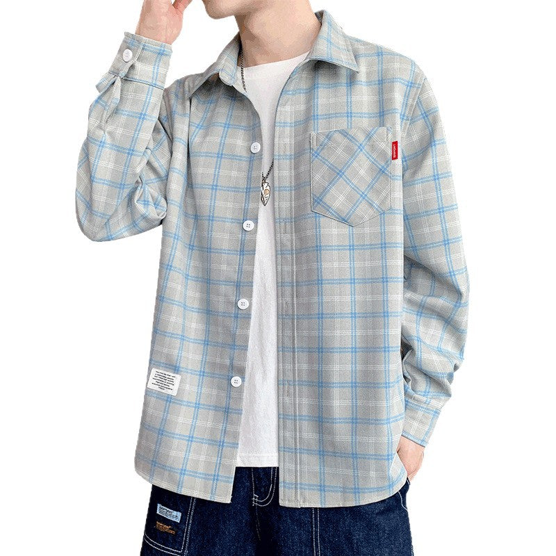 Autumn Mens Trendy Loose-fitting Versatile Top