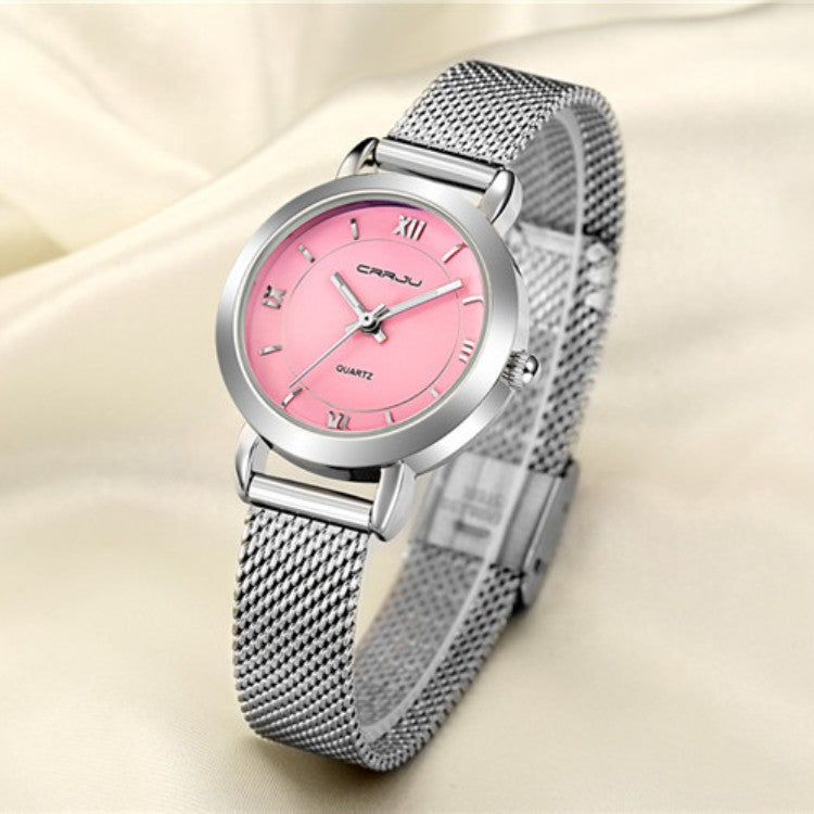 Montres pour femmes Petite ceinture en acier à quartz