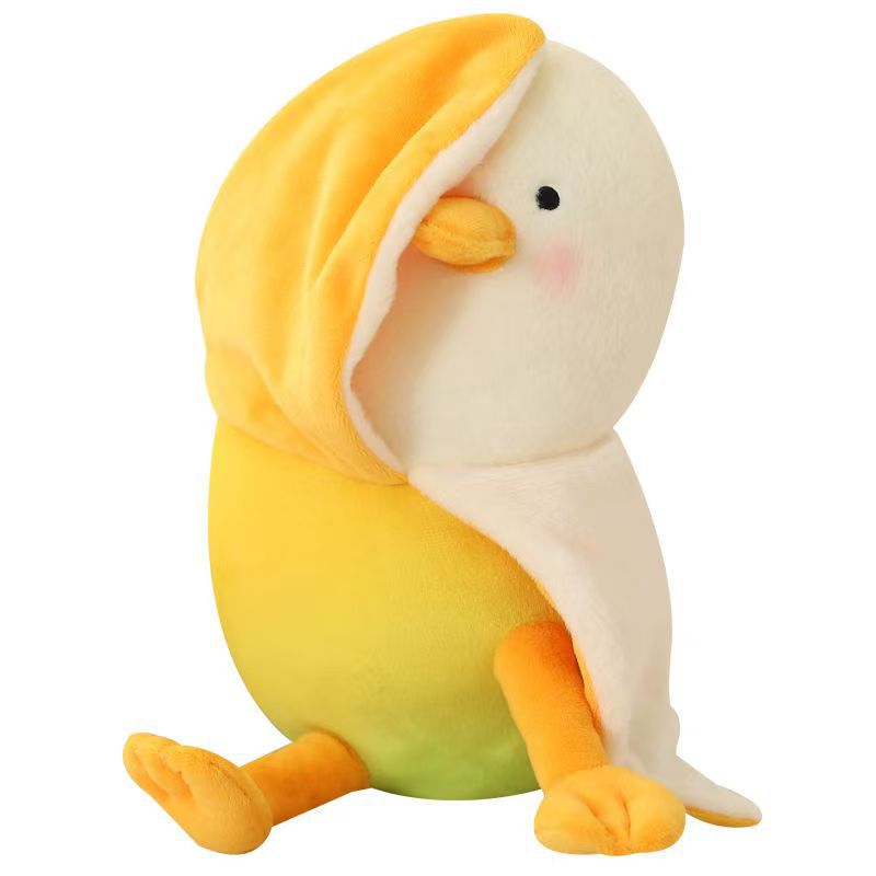Jouet de poulet en peluche de mangue Peeling cartoon Poupée