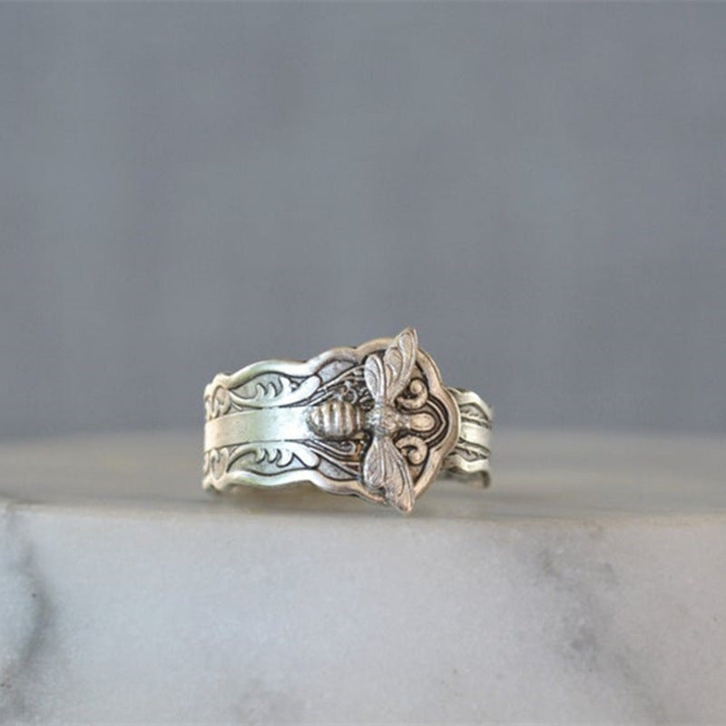 Alliage Dragonfly Anneau animal bague
