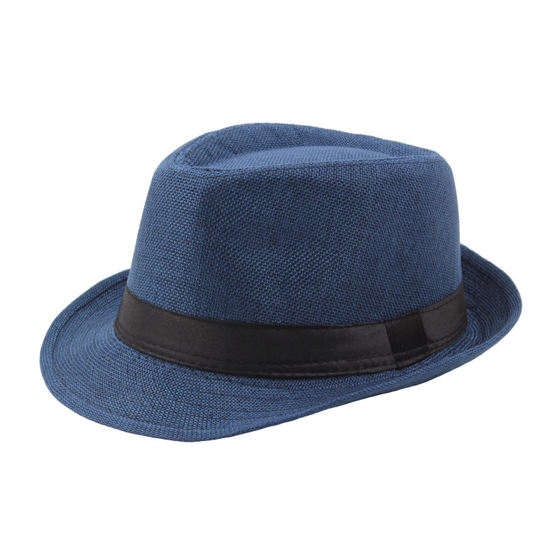 Mode Personnalité Lin Chapeau Top Hommes