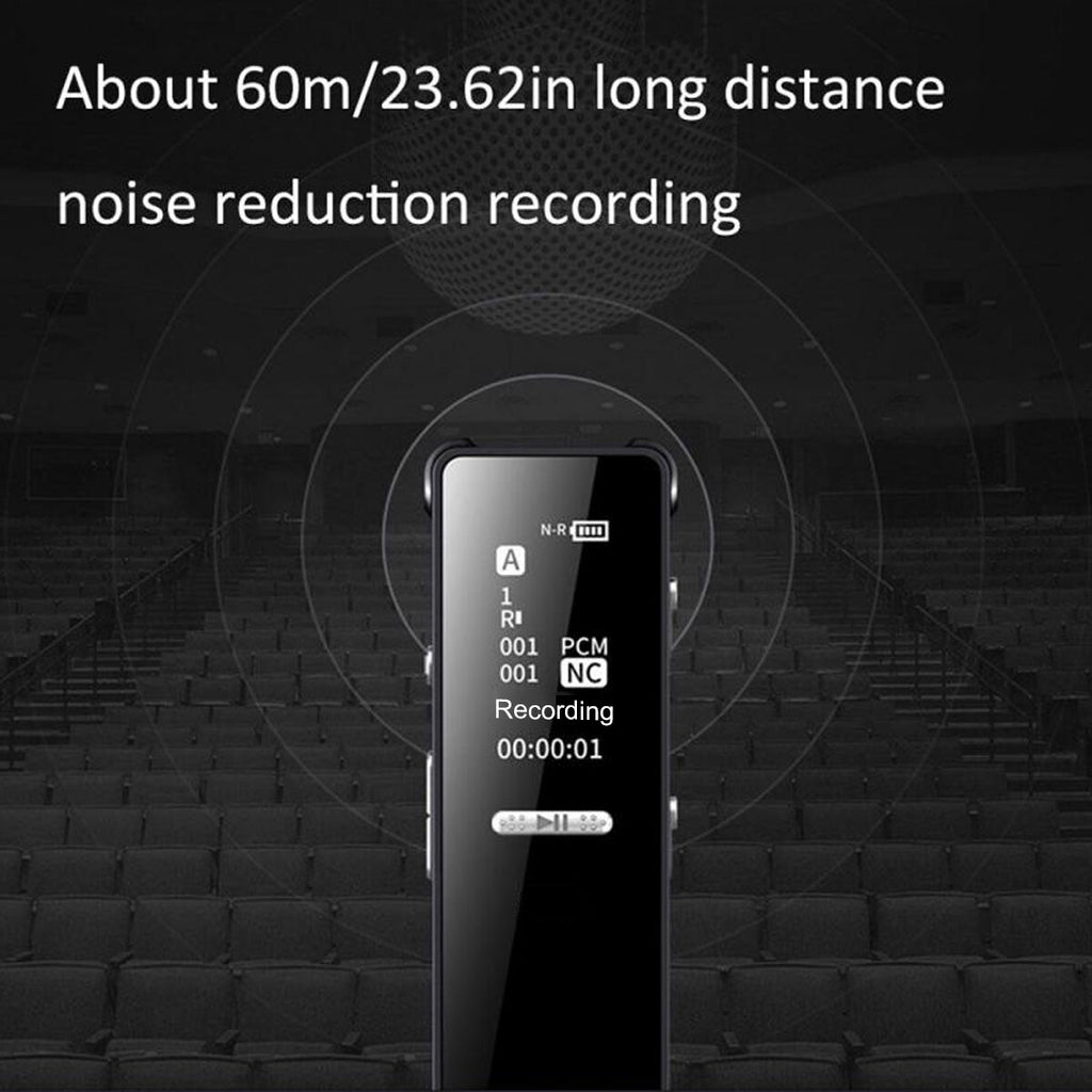 128G Enregistreur audio Spy Digital Voice activé Mini lecteur MP3 dictaphone son