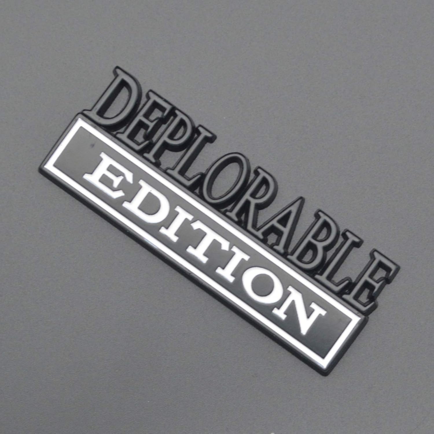 2pcs Depllorable Edition Emblems