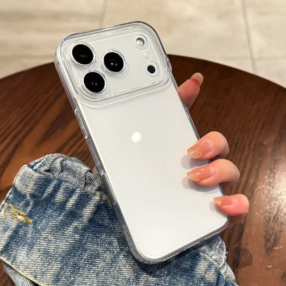 17air Transparent Space Shell Minimalist Soft Phone Case