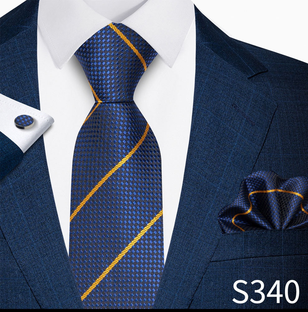 Business Hommes Tie formelle Set En stock Accessoires mode