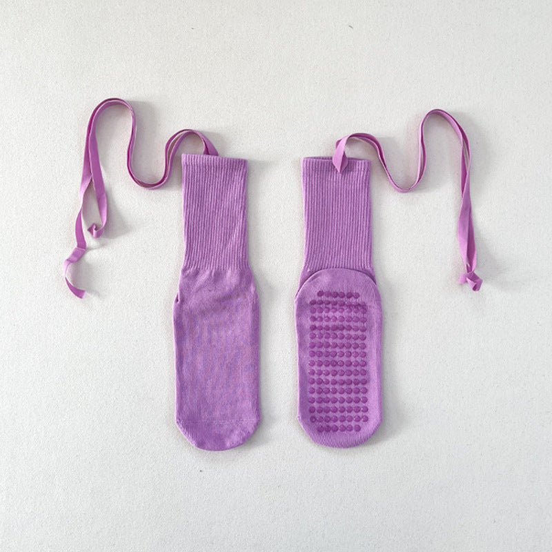 Chaussettes de Yoga Pilates Non-dérapant Chaussettes de Yoga non-dérapantes professionnelles pour femmes