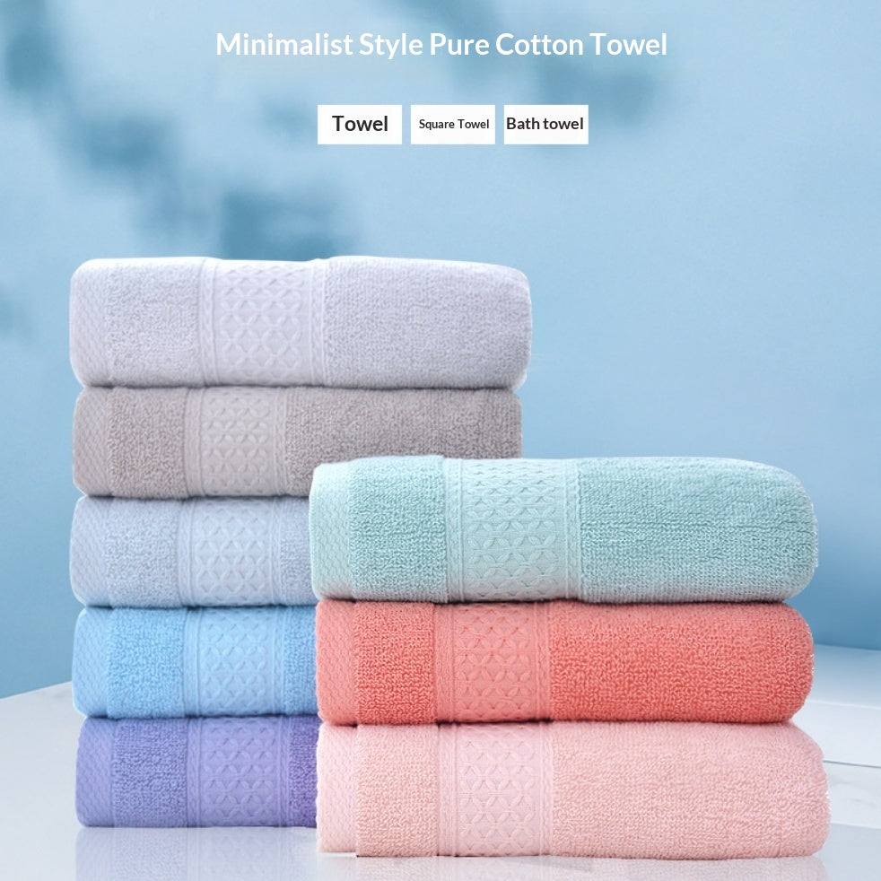 Ensemble de serviette en coton pur absorbant 6 pièces