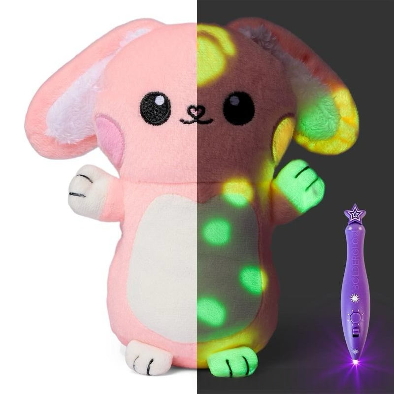 Dark plush doll light box
