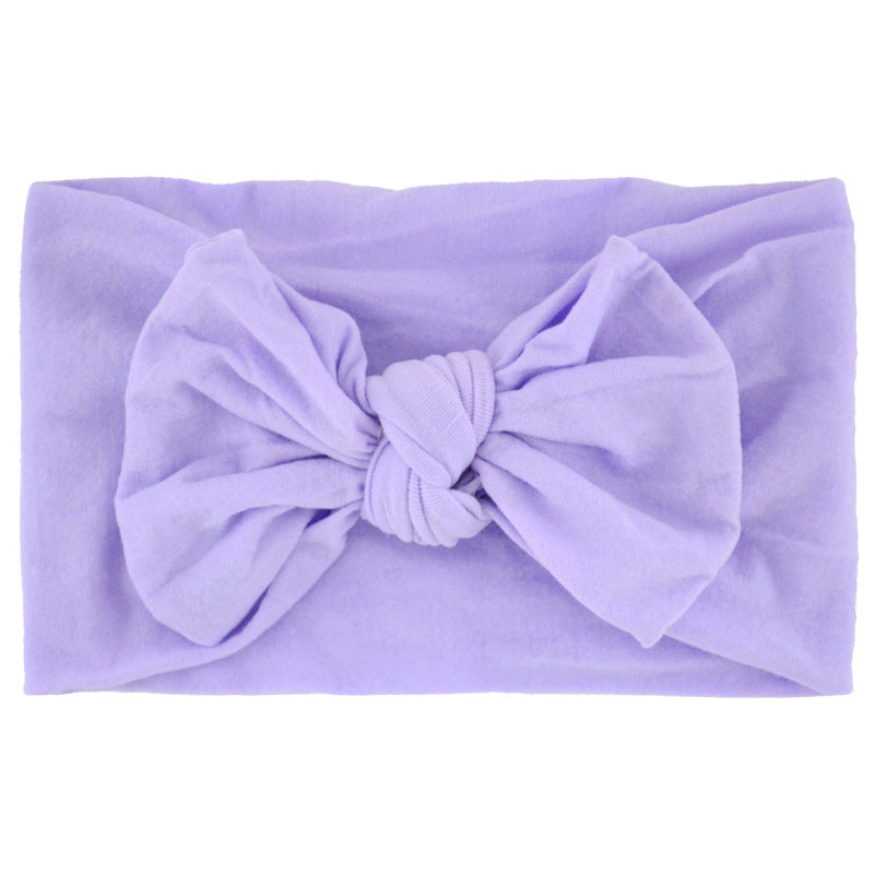 Bandes de tête Super Stretchy Soft Knot avec arcs de cheveux Tête Wrap Accessoires de cheveux pour nouveau-né B
