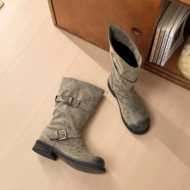 Bottes de chevalier de grande taille pour femmes