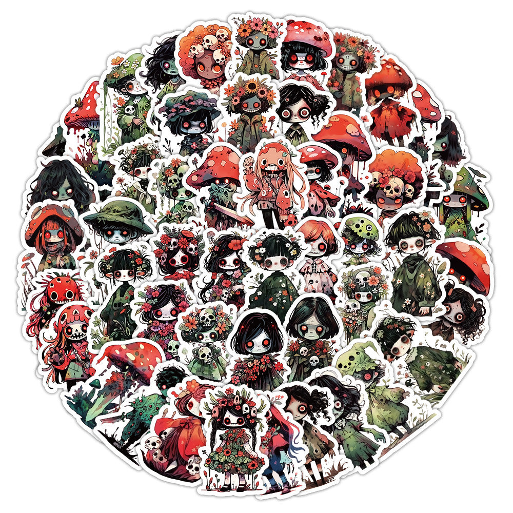 Stickers Petit Zombie Cas Horreur Sparecrow Téléphone Thriller Imperméable décoratif