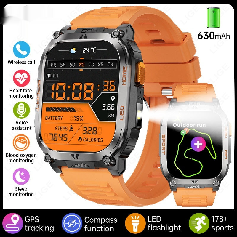 Smartwatch grand écran avec fonction d'appel Bluetooth