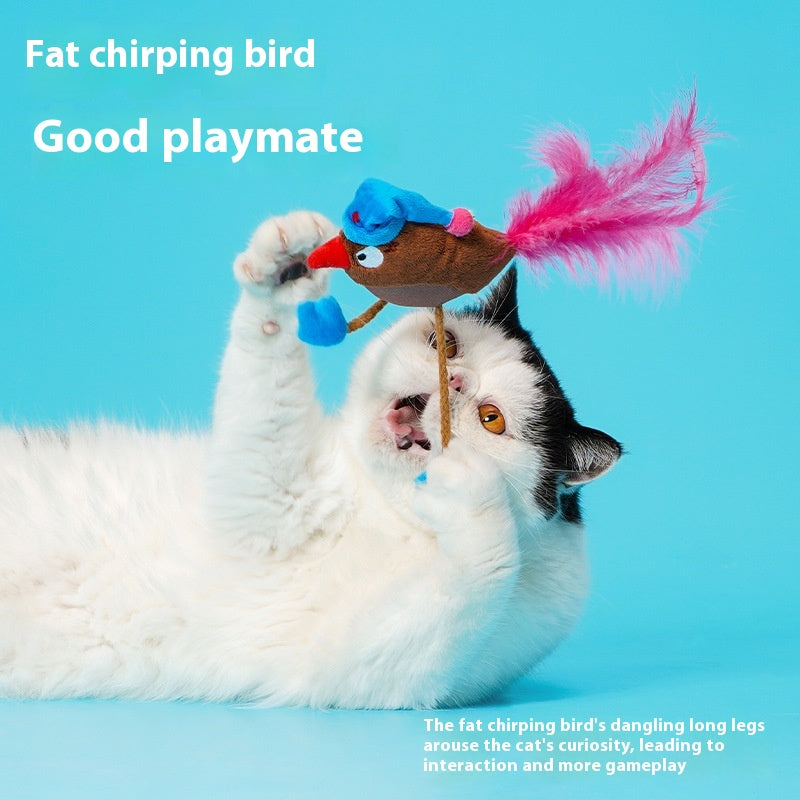 Jouet de chat de chat d'oiseau Self-Hi Cat Teaser