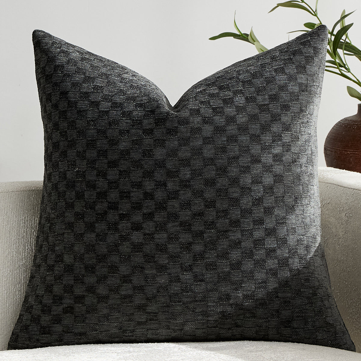 Solid Color Three-Dimensional Cushion Cover for Small Throw Pillow