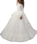 Princesse robe fleur fille robe de soirée