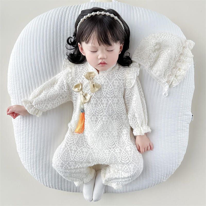 Princess Lace Long Sleeve Kids Bodysuit