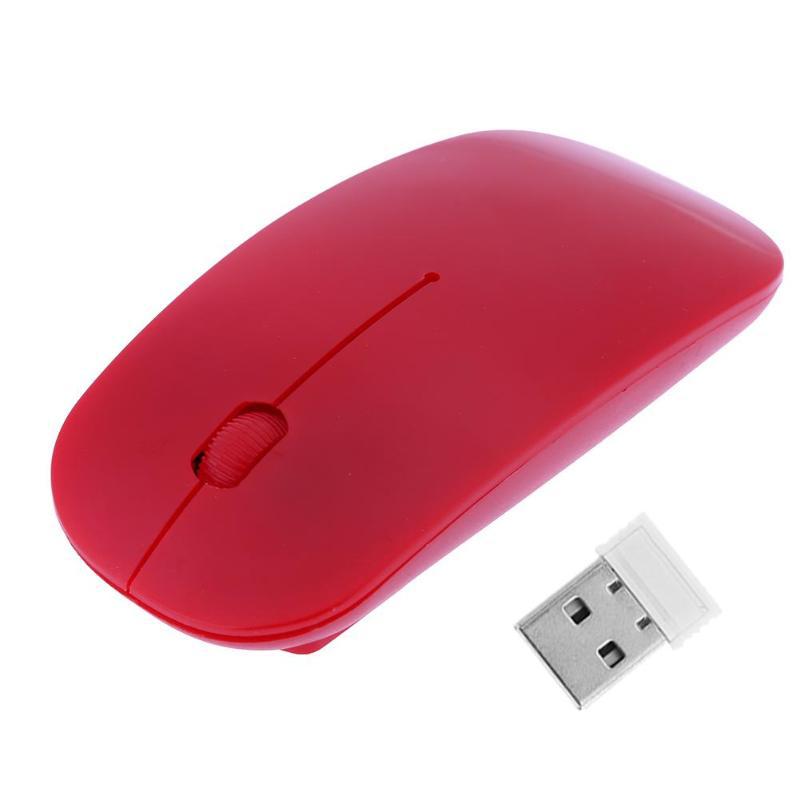 The wireless mouse is very thin