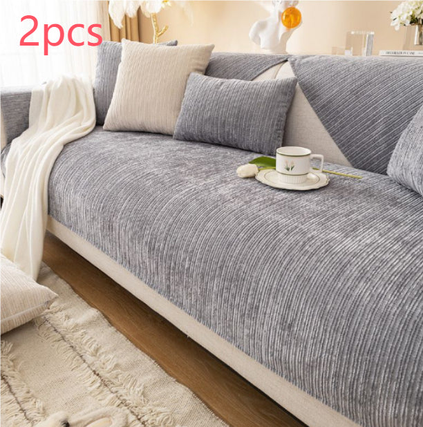 Chenille Canapé Coussin Quatre Saisons Universal Moderne Simple Non-dérapant