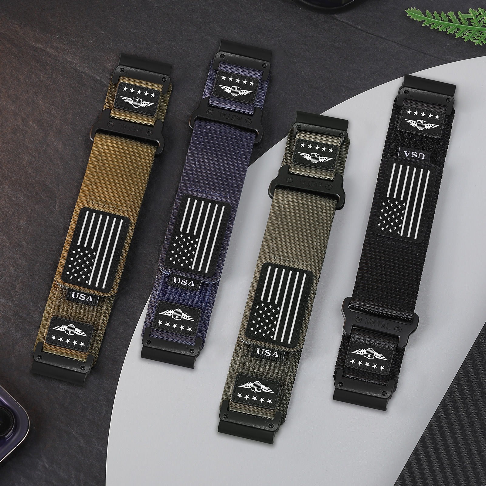 Bande magique en nylon 26mm Bracelet 22mm