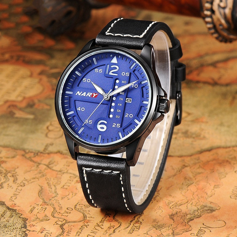 Montre Quartz résistante à l'eau pour hommes