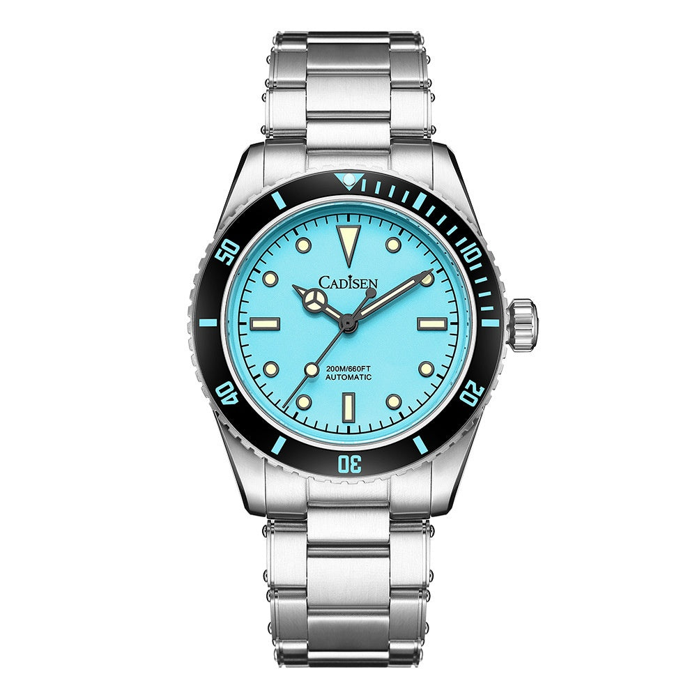 Montre mécanique de mode imperméable pour hommes