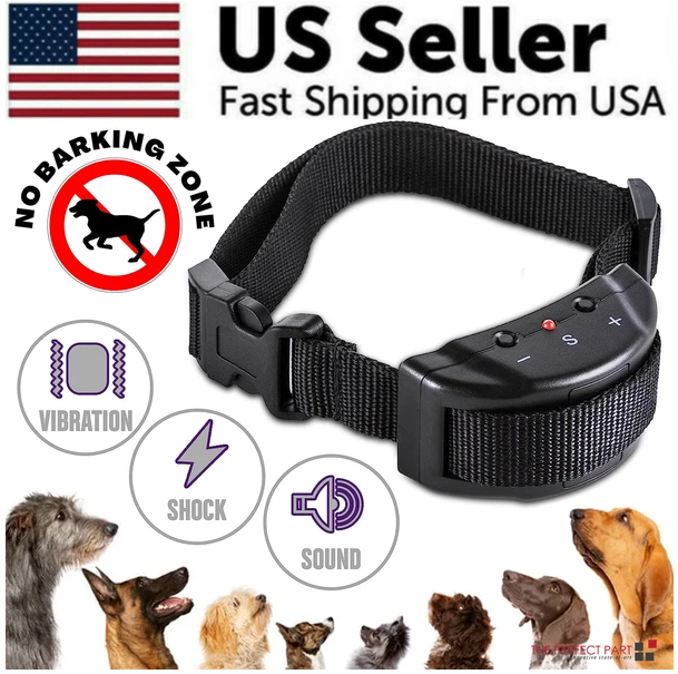Automatique Anti Bark Barking Dog Shock Control Collar Device Large Medium Small
