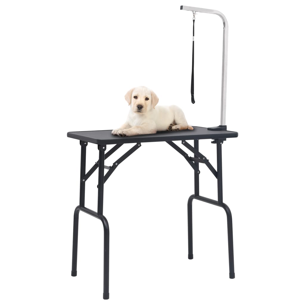 Table de grooming réglable pour chiens avec 1 boucle