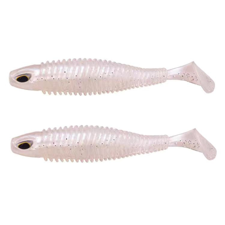 Luya Big T-tail Soft Fish Bait with Jig Head