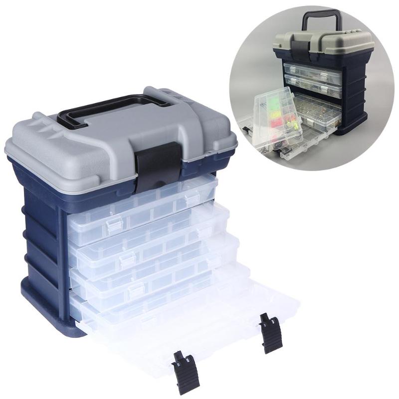 Boîte de pêche à la roche à luer portable multifonctionnelle