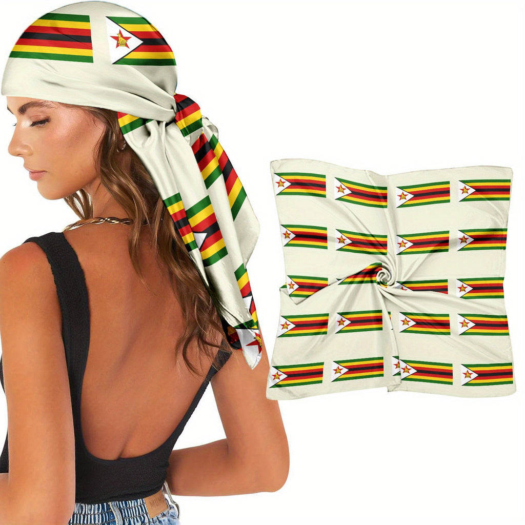 Enveloppe de tête de bandeau d'écharpe carrée polyvalente